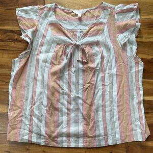 LC Lauren Conrad Striped Blouse
